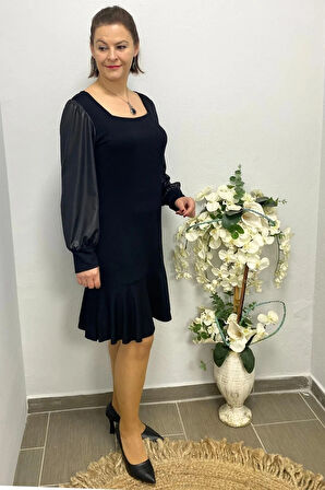 Kadın Siyah Queen Elbise