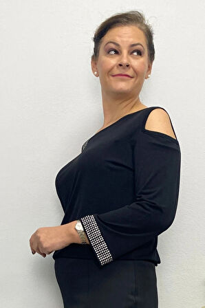 Kadın Siyah Arya Bluz