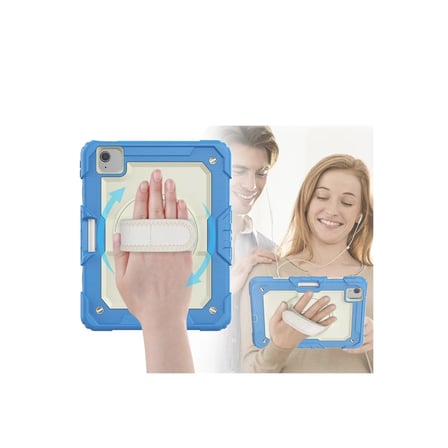 Apple iPad Pro 11 (2020) Kılıf Strap New Tablet Kapak - Mavi