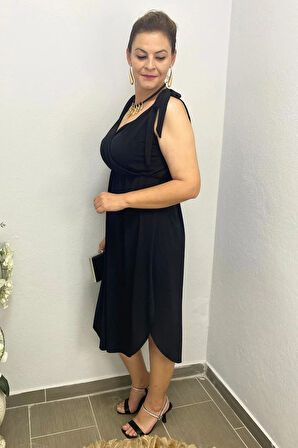 Kadın Siyah Helen Elbise