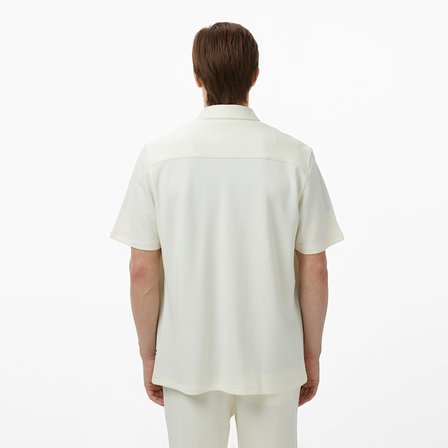 Nautica Erkek Krem Regular Fit Kısa Kollu Gömlek