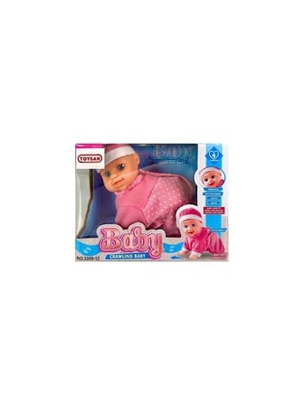 3359-12 Emekleyen Sesli Bebek -Toysan Oyuncak