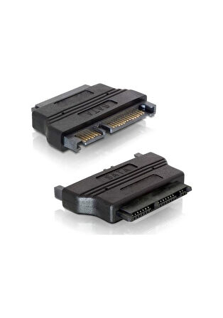 Micro SATA (7+9) Dişi to SATA (7+15) Erkek Çevirici Adaptör – 1.8” SSD Dönüştürücü