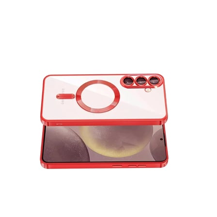 Samsung Galaxy A37 5G Kross Magneticsafe Kapak - Kırmızı
