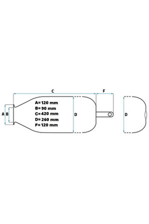 Hidrofor Genleşme Tank Membranı (Kulaklı, Beyaz)  50L