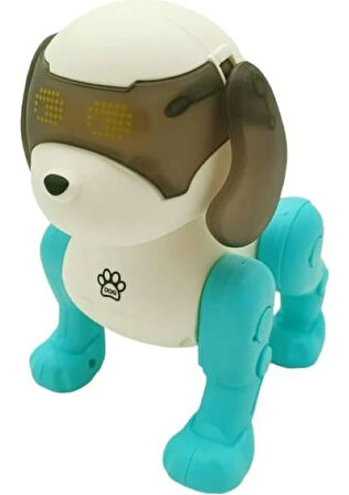 BabyDOOR Toys 111-2 Dans Eden Sesli Işıklı Robot Köpek Mavi