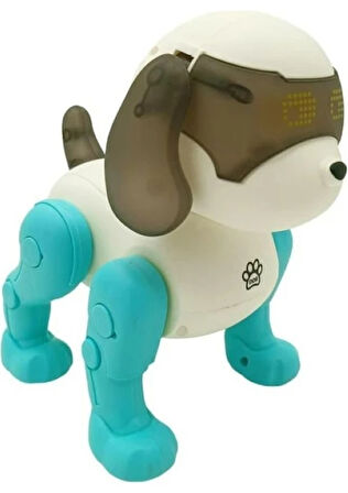 BabyDOOR Toys 111-2 Dans Eden Sesli Işıklı Robot Köpek Mavi