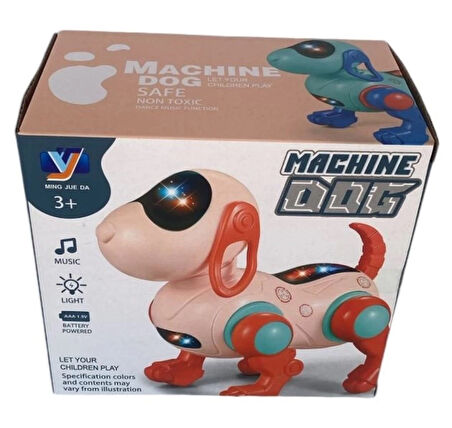 20 cm Sesli Işıklı Hareketli Robo Köpek 4305