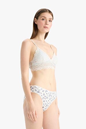 DeFacto Ribana 3'lü Slip Külot-Fall in Love D6397AX25SPGN1109
