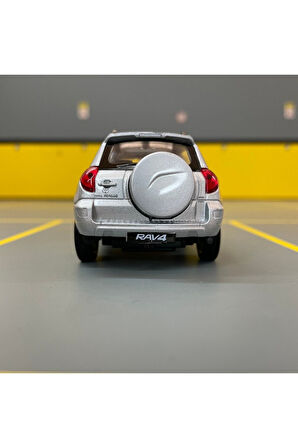 Toyota Rav4 1/36 Ölçek Diecast Metal Model Araba Çek Bırak Araba Oyuncak Araba