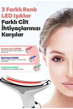 Pro 3 Programlı Yüz Ve Boyun Kırışıklık Karşıtı Ve Giderici Güzellik Cihazı