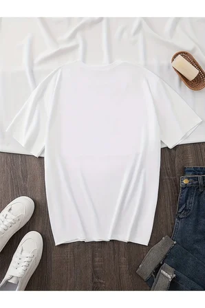 Unisex Kurdele Baskılı Tasarım Tshirt