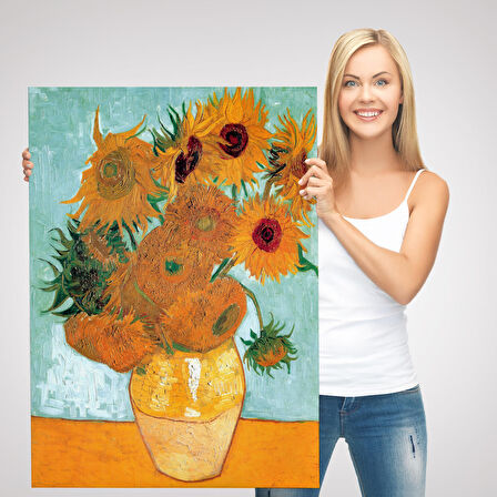 Vincent Van Gogh Ayçiçeği Tablosu-6437