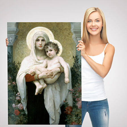 Meryem ve Oğlu İsa Tablo - Jesus Christ -6438