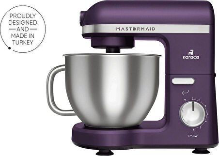 Karaca Mastermaid Chef Pro Çift Kollu Stand Mikser Grape Purp 1750 W