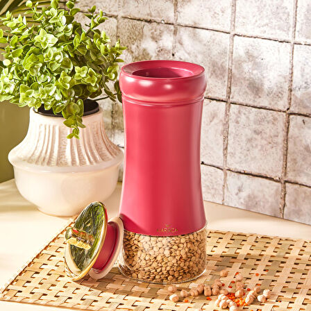 Karaca Gold Berry Vakumlu Cam Kavanoz Saklama Kabı L
