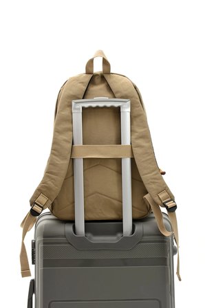 SRG Unisex Suya Dayanıklı Kumaş Lacivert Laptop Bölmeli Büyük Boy Okul Ve Seyahat Sırt Çantası