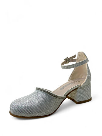 010 Kız Çocuk Topuklu Abiye Ayakkabı