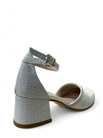 010 Kız Çocuk Topuklu Abiye Ayakkabı