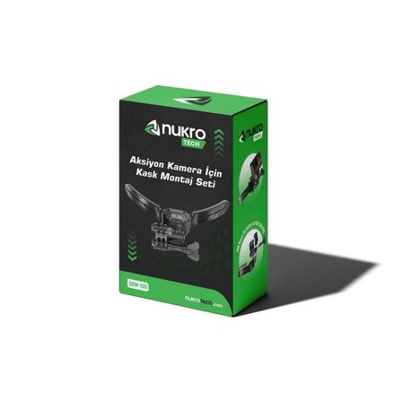 NUKROTECH AKSİYON KAMERA İÇİN KASK MONTAJ SETİ