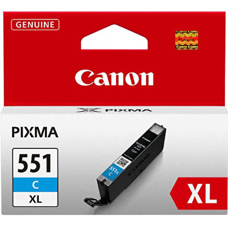 Canon CLI-551XLC Mavi Orjinal Kartuş 