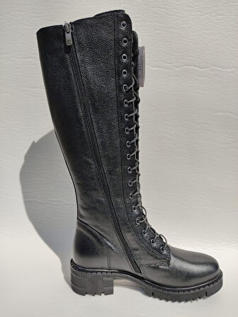 VENÜS 1950855K HAKİKİ DERİ DİZ BOYU UZUN  POSTAL ÇİZME