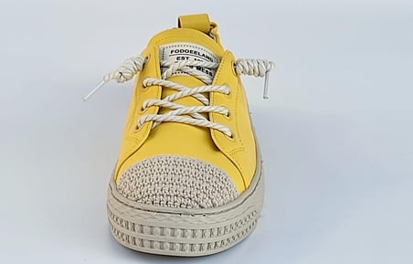 GUJA 21Y383 DÜZ TABAN BÜZGÜLÜ DERİ KADIN SNEAKERS AYAKKABI