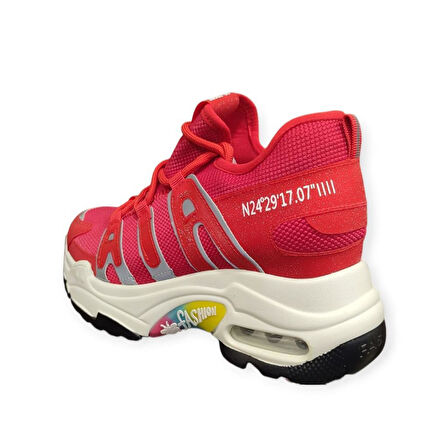 GUJA 300-12 GİZLİ TOPUK AİR TABAN KETEN KADIN SPOR AYAKKABI