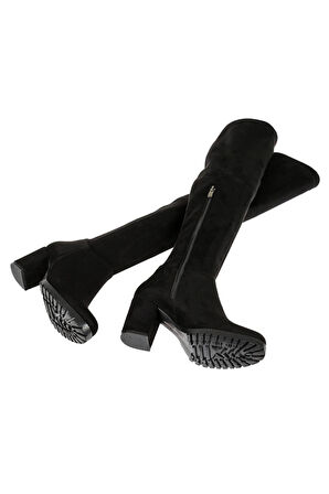 BEETY 22BK41.5400 TOPUKLU DİZ ÜSTÜ STREÇ KADIN ÇİZME