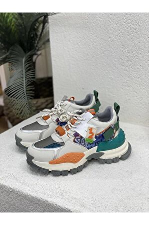 GUJA 23K317-3 ÖZEL KALIN TABAN FASHİON KADIN SPOR AYAKKABI