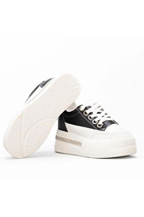 GUJA 24Y492 GİZLİ DOLGU TAŞLI KADIN SNEAKER AYAKKABI