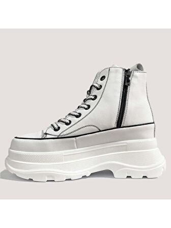 GUJA 24K345-4 YÜKSEK TABAN HAFİF KADIN SNEAKERS BOT