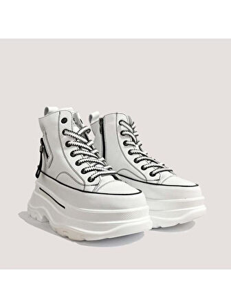 GUJA 24K345-4 YÜKSEK TABAN HAFİF KADIN SNEAKERS BOT