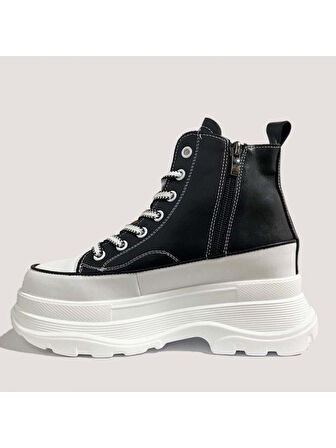 GUJA 24K345-4 YÜKSEK TABAN HAFİF KADIN SNEAKERS BOT
