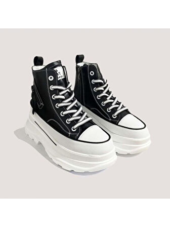 GUJA 24K345-4 YÜKSEK TABAN HAFİF KADIN SNEAKERS BOT