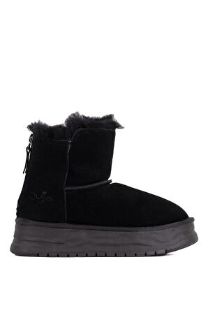 GUJA 24K156-2 KALIN TABAN KÜRKLÜ NUBUK DERİ KADIN BOT