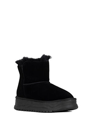 GUJA 24K156-2 KALIN TABAN KÜRKLÜ NUBUK DERİ KADIN BOT