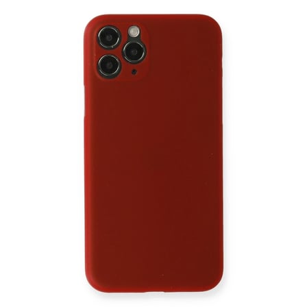 Apple iPhone 11 Pro Max Kılıf PP Ultra İnce Kapak - Kırmızı