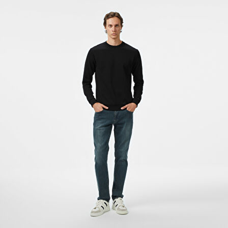Nautica Erkek Siyah Classic Fit Sweatshirt