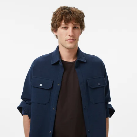 Nautica Erkek Lacivert Classic Fit Gömlek