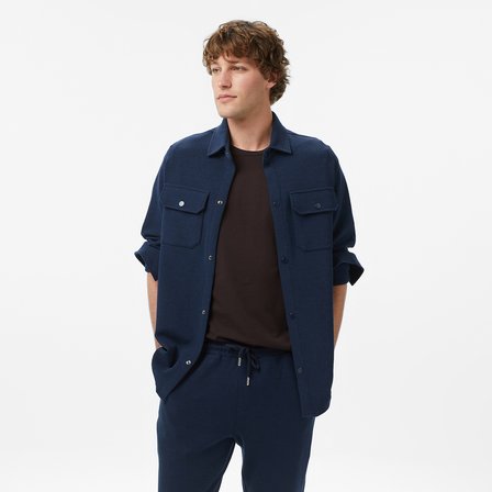 Nautica Erkek Lacivert Classic Fit Gömlek