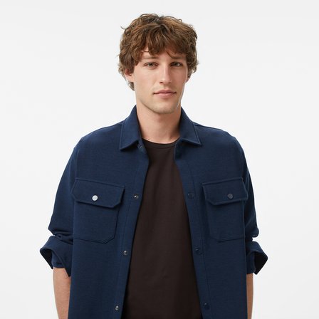 Nautica Erkek Lacivert Classic Fit Gömlek