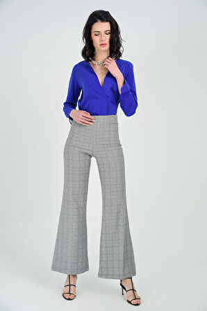 Ekose Pantolon | Pnt31679 Lacıvert