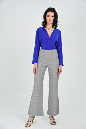 Ekose Pantolon | Pnt31679 Lacıvert