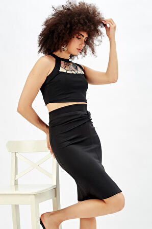 Scuba Burgulu Kalem Etek ETK32701 Siyah