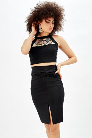 Scuba Burgulu Kalem Etek ETK32701 Siyah