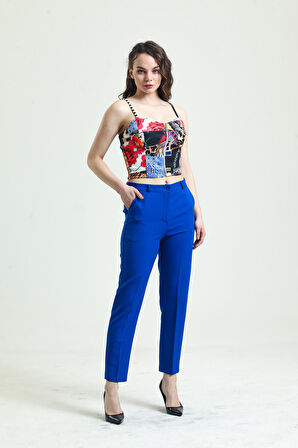 Pantolon - Bilekte Atlas Kumas Pantolon | Pnt19003 Saks