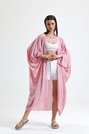 Şifon Plaj Kimono | ELB33597 Lıla