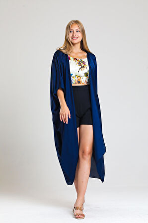 Şifon Plaj Kimono | ELB33597 K.Laci Saten