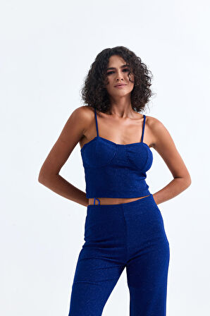 Gloplu Simli Pukuro Abiye Büstiyer | Bust35453 Saks